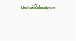 Desktop Screenshot of medicarecolorado.com